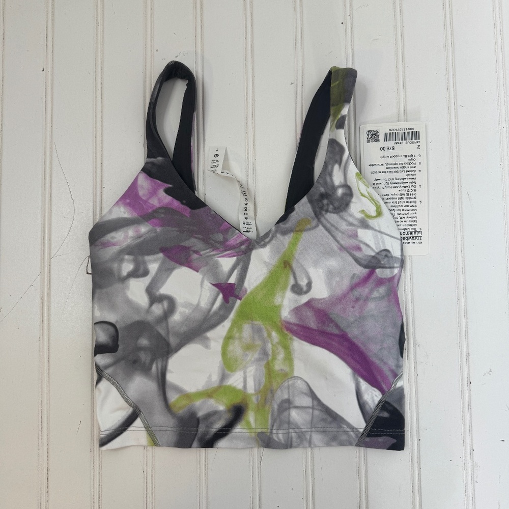 NEW Lululemon Throwback Print Align Tank US Size 2